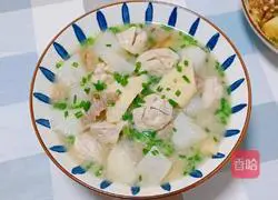 Recipe for pork meatball and radish soup Illustration 9