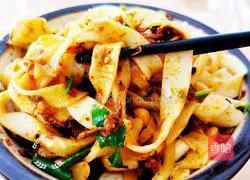 Illustration of hand-rolled noodles 12