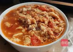 Illustration of how to make braised noodles with tomatoes and eggs 11