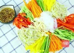 Illustration of Korean Konjac Chicken Shredded Salad 10