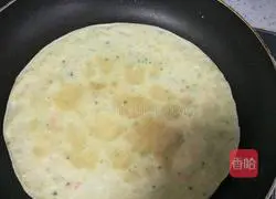 Illustration of how to make cucumber and egg pancakes 16