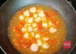 Tofu fish balls Tomato soup recipe 10