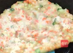 Illustration of how to make shrimp and millet breakfast cakes 14