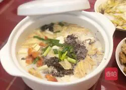 Illustration of tomato, tofu and milk mixed soup 13