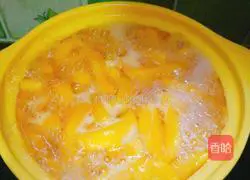 Yellow peach Illustration of how to make cans 7