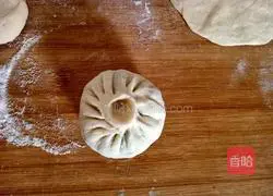 Illustration of how to make fennel meat buns 14