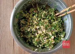 Illustration of how to make coriander meatloaf 6