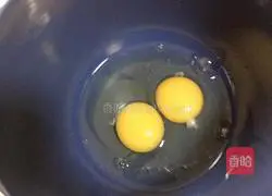 Illustration of how to make acacia red bean cake 1