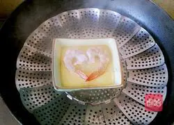 Illustration of how to make shrimp and egg custard 6