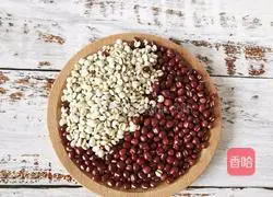 Red bean and coix seed soup recipe 1