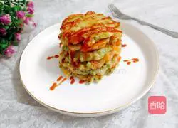 Illustration of how to make pastoral vegetable pancakes 17