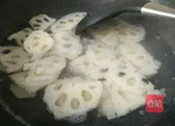 Cold spicy lotus root slices Illustration of how to do it 1