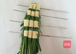 Illustration of roasted leeks 4