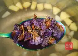 Illustration of how to make apples and peaches forget-me-not 6