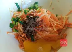 Carrot and potato shredded cake-magic flour recipe 3
