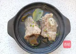 Illustration of how to make kelp bone soup 9