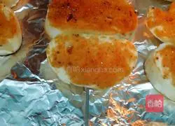 Illustration of grilled steamed buns 5