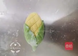 Illustration of how to make corn and purple sweet potato buns 10