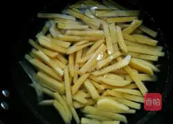 Illustration of how to make French fries 4