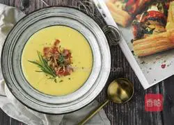 Illustration of how to make sweet potato and bacon soup 8