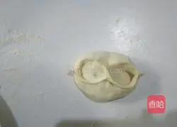 Illustration of how to make pure natural green radish sprouts steamed buns 14