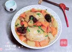 Illustration of how to make healthy radish duck soup 17