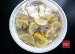 Illustration of how to make lemon pickled pepper and radish 9