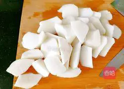 Illustration of how to make kelp, tofu and white radish meatball soup 9