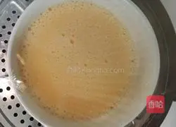 Illustration of how to make steamed egg custard 5
