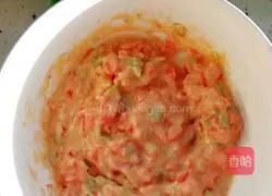 Illustration of how to make tomato egg pancake 7