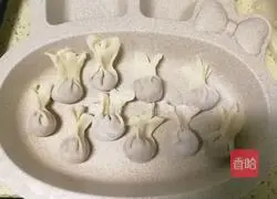 Illustration of how to make lucky bag ravioli 3