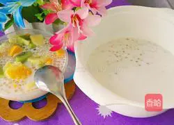 Fruit milk-flavored sago Illustration of how to do it 11