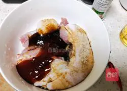 honey Illustration of how to make barbecued pork with juice 2