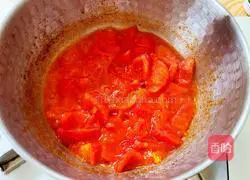 Illustration of how to make tomato sour soup noodles 5
