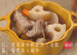 Warm winter full of love Illustration of how to make a bowl of New Zealand fish maw soup 5