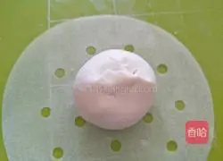 Illustration of how to make succulent-shaped steamed buns 12