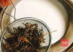 Sago milk tea ☕️Illustration of how to do it 7