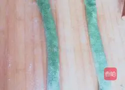 Pork Illustration of how to make mushrooms and corn kernels 7