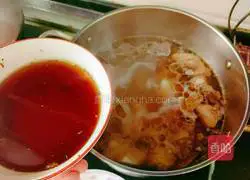 Illustration of how to make bigfoot mushroom, yam and duck soup 15