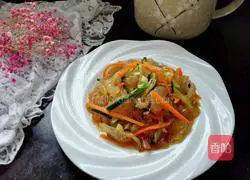 Illustration of how to make cold jellyfish head 10