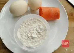 Illustration of how to make carrot egg rolls 1