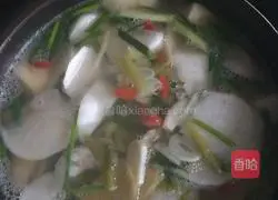 Illustration of how to make radish and pork ribs soup 6