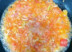 Illustration of how to make tomato spiral pasta 6