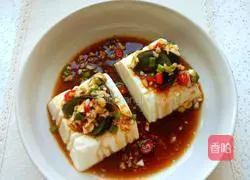 Illustration of how to make preserved egg tofu 6