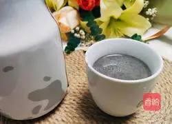 Illustration of how to make healthy black rice paste 4