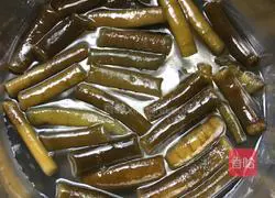 Illustration of how to make cold seaweed bamboo shoots 2