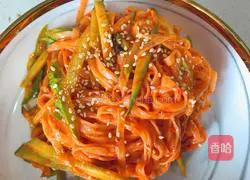 Illustration of Korean spicy sauce noodles 6