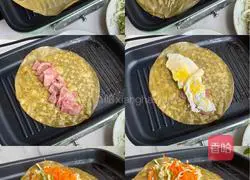 Illustration of how to make vegetable rolls 3