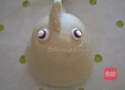 Illustration of how to make cute little monster steamed buns 11
