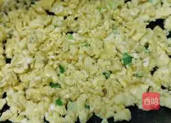 Vegetarian Illustration of how to make stuffed wontons (first show) 3